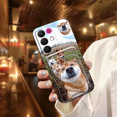 Phone Case Compatible with Realme15X 5G Global, Full wrap Graffiti Dirt-resistant Cartoon Anti-dust Dog Back Cover Shockproof Si