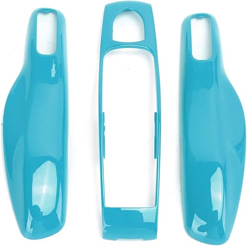 Funda para llavero, 3 piezas para Panamera Cayman 911 718 (azul Miamii)