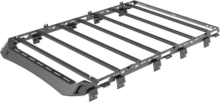 Tyger Auto Platform Style Roof Rack Compatible with 2018-2026 Jeep Wrangler JLU 4 Doors Not for JKU | for Models with Hard Top | Cargo Storage Carrier | Paintable Accent Inserts | TG-RR1J33558