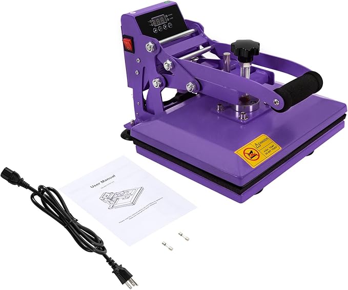 Prensa Térmica Sublimadora LOHISHILO, 700W, 400°C, Púrpura miniatura 8