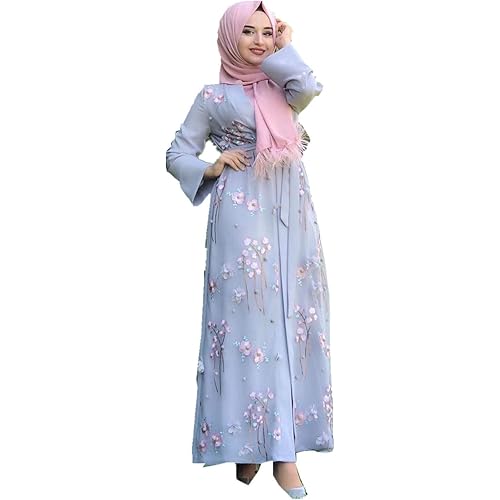 Elegant Muslim Dresses for Women Long Dress Women Abaya Dress Islamic National Robe