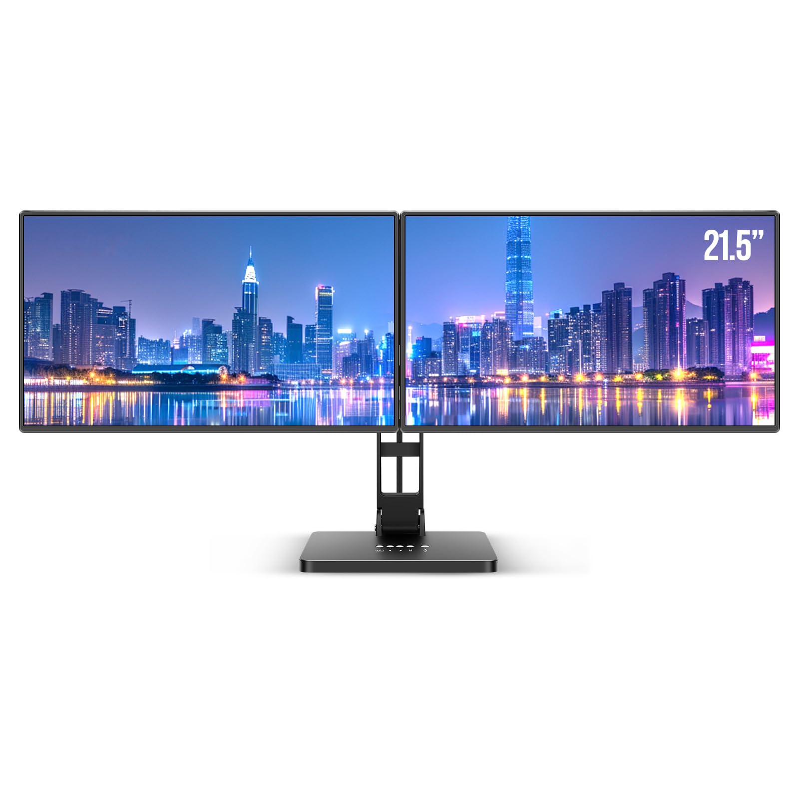 DEPGI 21" Laptop Screen Extender, Freestanding Laptop Screen Extender, 2x21 FHD IPS Extended Monitor Versatile Dual &amp; One-Click Mirror Modes for All 13-17" Laptops (Mac/Windows/M1-M3 Compatible)