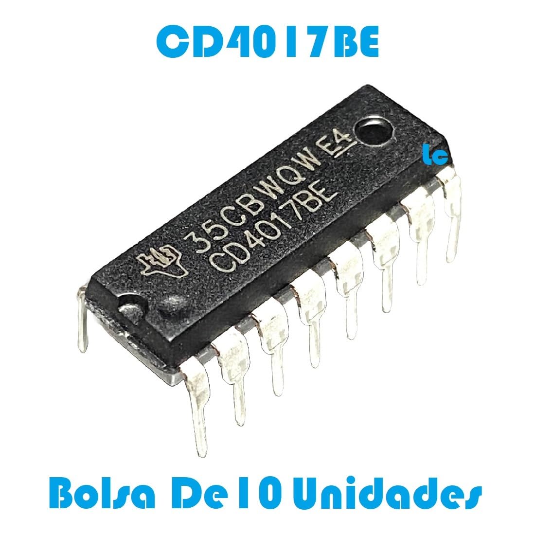 Circuito Integrato CD4017BE - DIP 16 - Contatore CMOS - Borsa da 10 pezzi