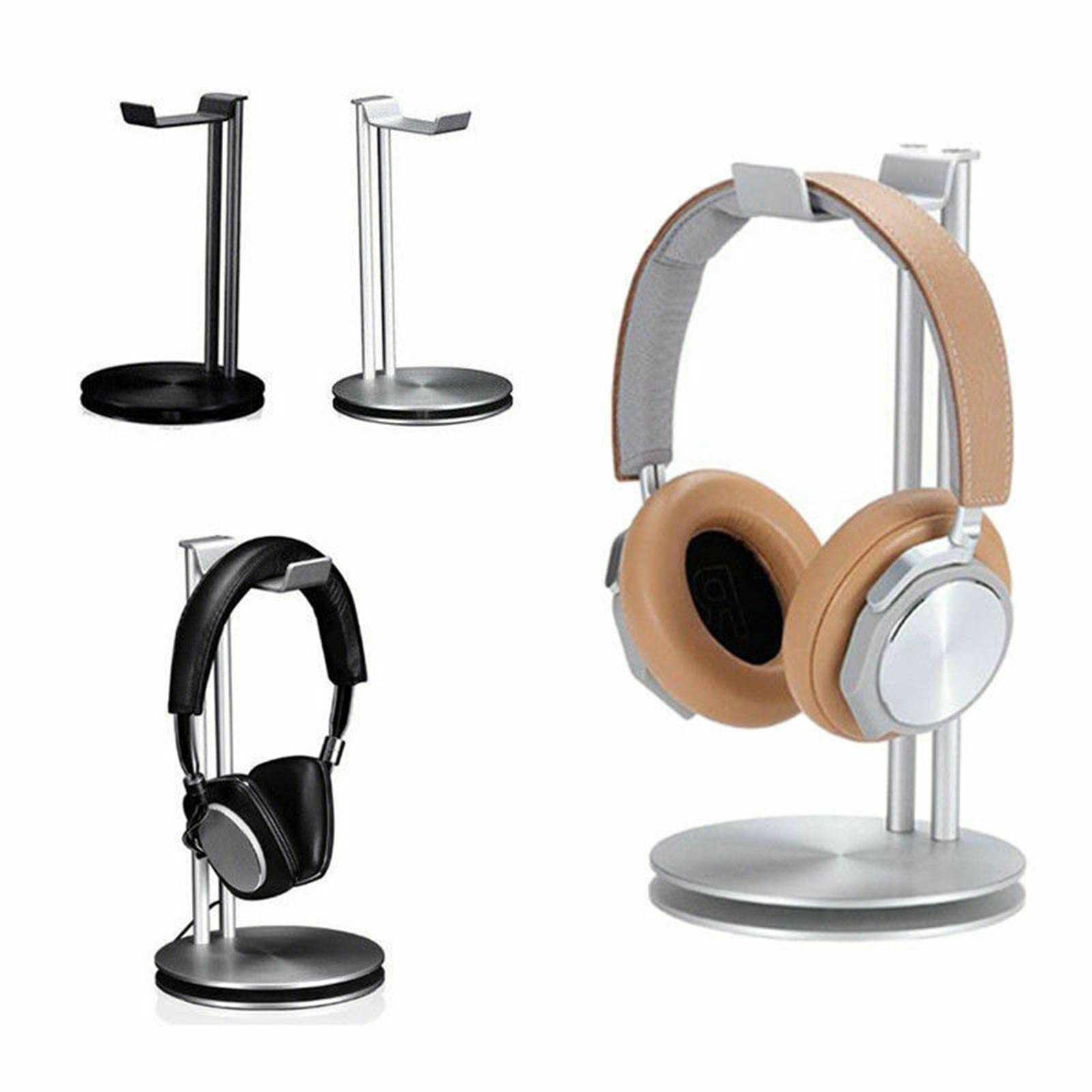 TRENDIVIBE Aluminum Earphone Hanger Bracket Desk Display Stand Headset Holder Black-image-13