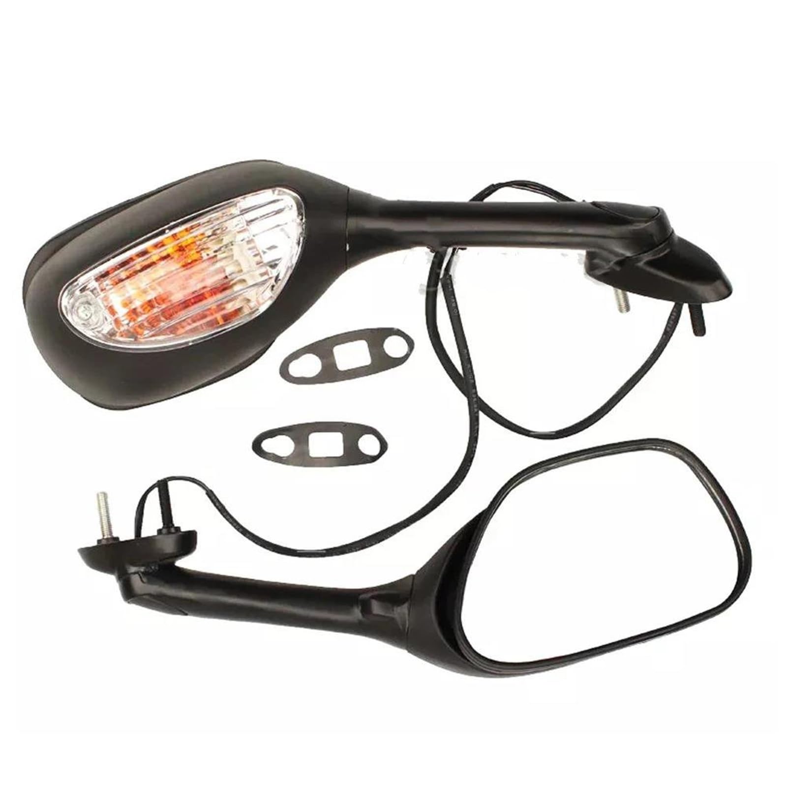 Luz espejo retrovisor Suzuki GSXR 600 750 1000 K5-K8 espejo de manillar repuesto
