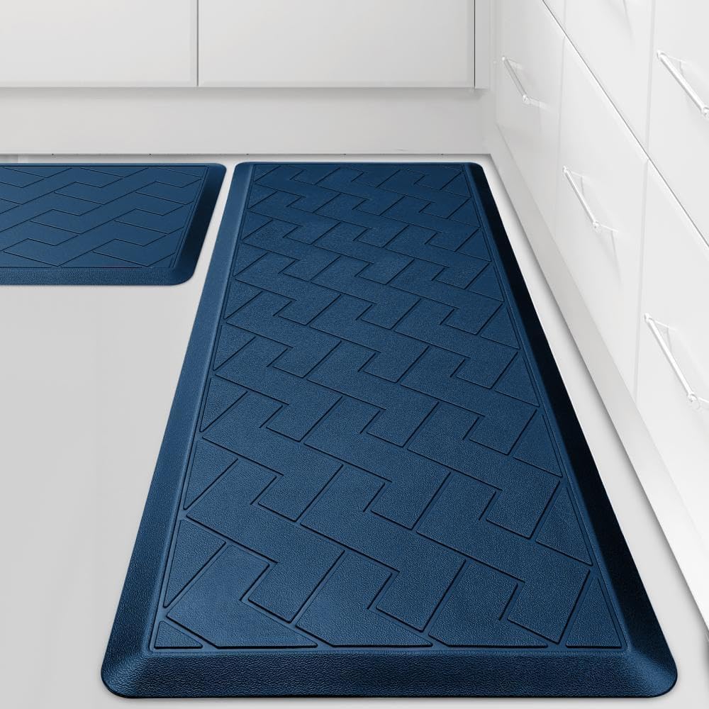 WEZVIX NonSkid Kitchen Rugs and Mats Waterproof, Anti