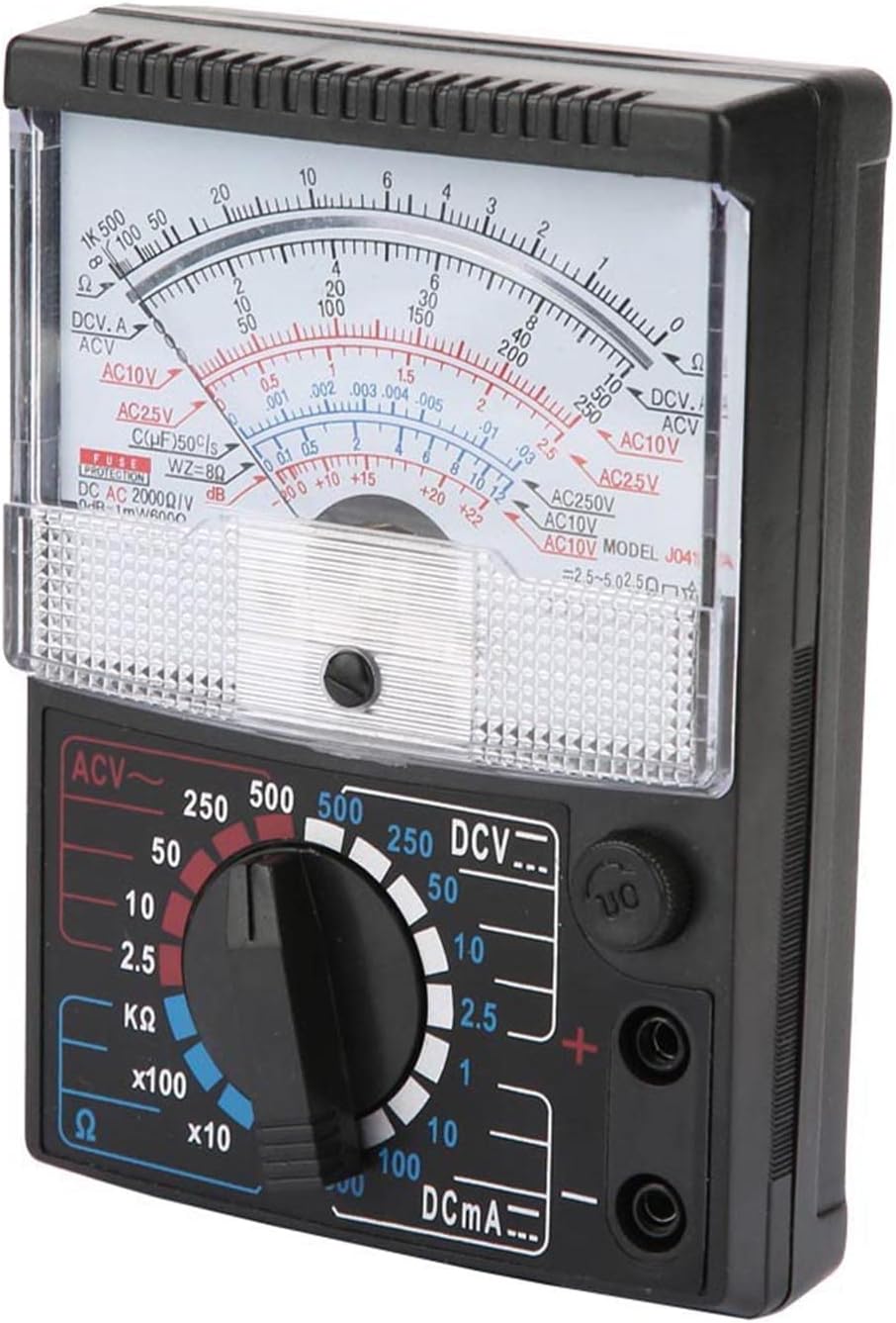 DC AC Voltage Multimeter, Analog Pointer Multimeter Multitester AC DC Voltage Resnce Testing Instrument Pointer Multimeter