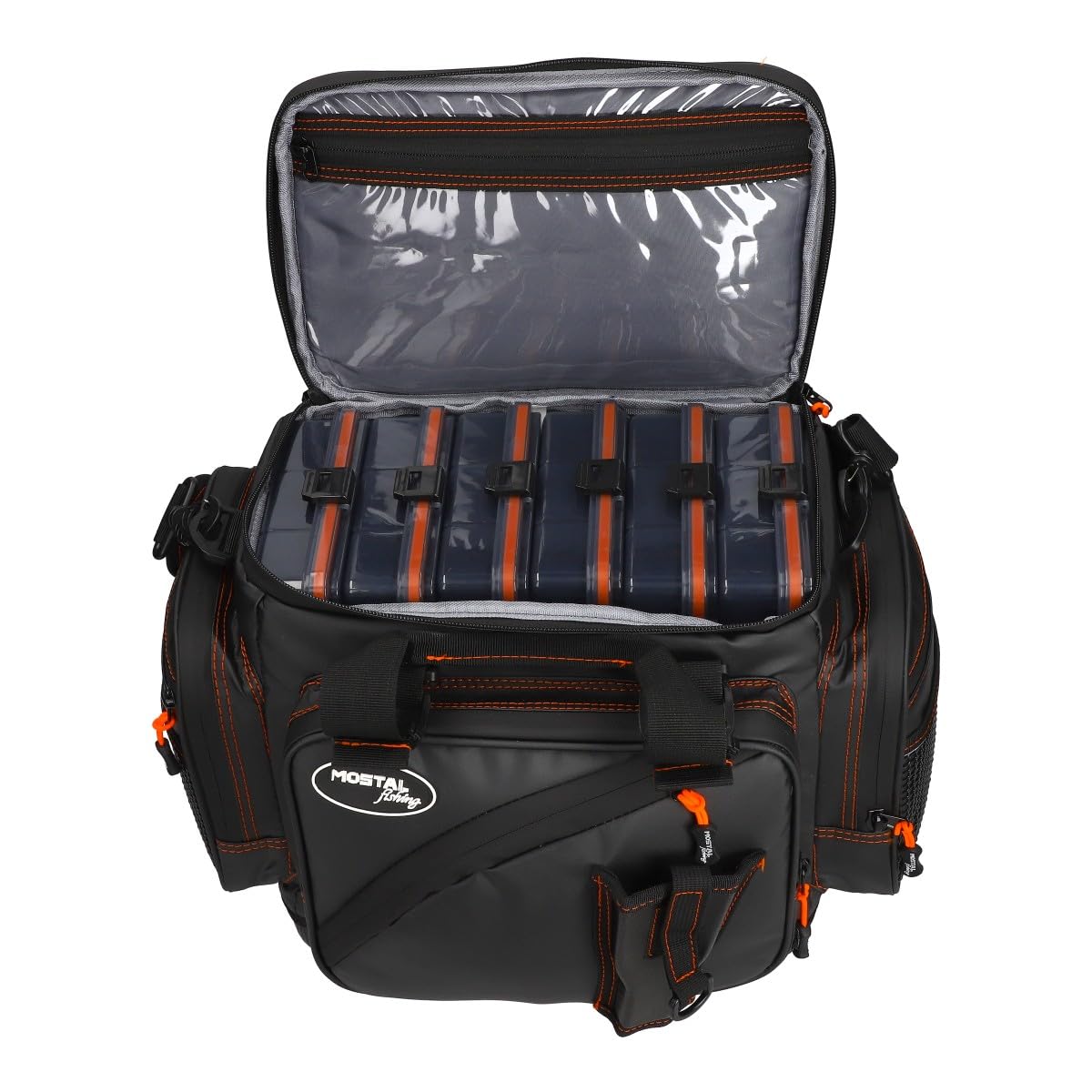 Anglertasche Taipan 720 wasserdichte Angeltasche mit 6 Boxen