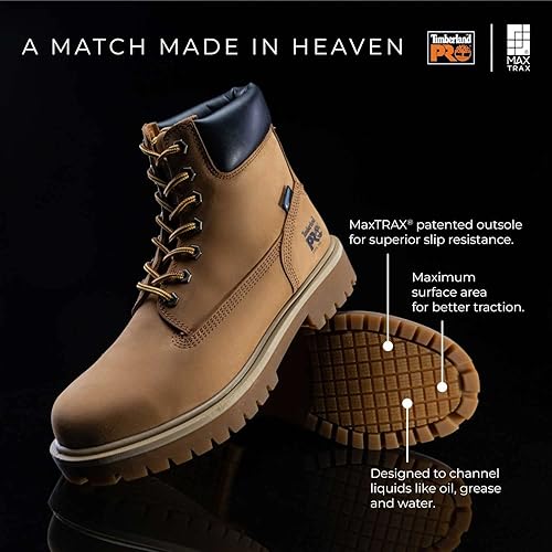 Miniatura 4 de Timberland PRO MaxTrax - Botas WP antideslizantes para hombre, puntera de acero, EH