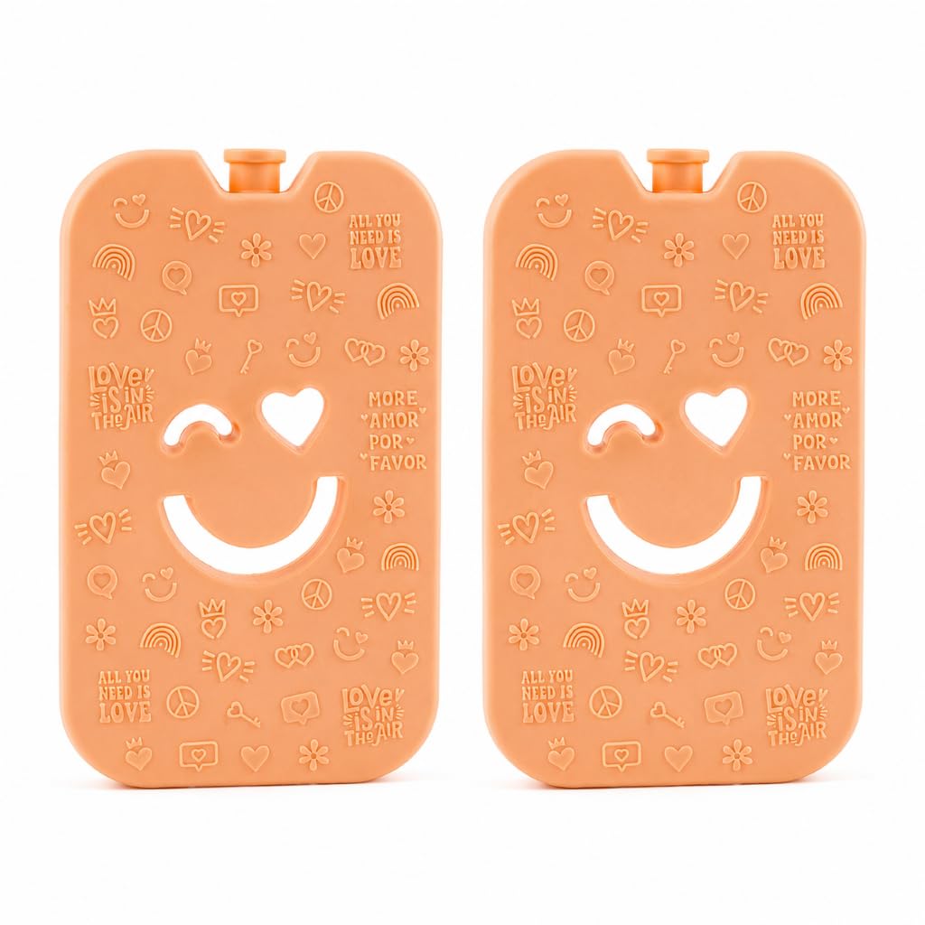 Kreher Kühlbox Polarbox Kühltasche (2 x Kühlakku Orange, Onesize)