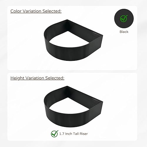 Miniatura 5 de Bandeja de goteo para tazataza hecha para Keurig para reducir salpicaduras solo elevador K-Cafe Special Edition negro