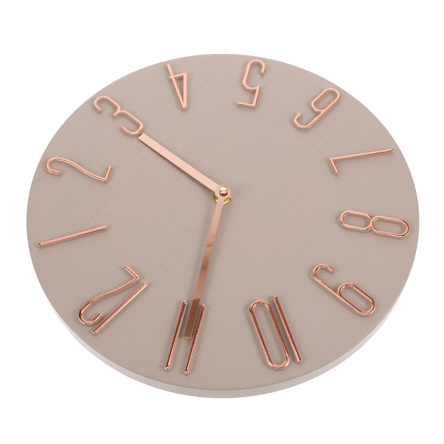 Horloge murale ronde lisible : finis les fils visibles grâce à son système à pile
