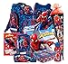 Schultasche Spiderman 9 Teile Set Schulranzen Ranzen Spider-Man Schulrucksack Federmappe Tasche Schultüte 85 cm Tornister mit Sticker-von-Kids4shop