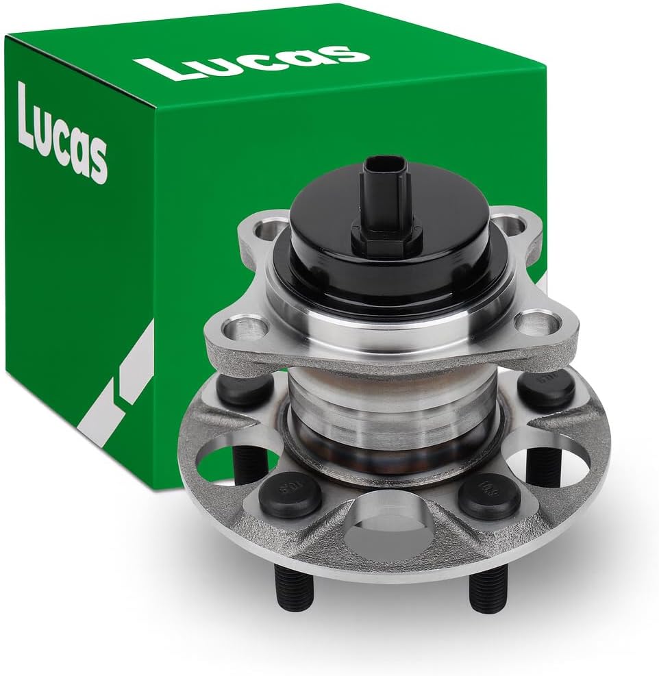 LUCAS LWBH995337A Rear Left/Right Wheel Hub & Bearing Assembly for Toyota Prius/Prius Plug-in 2010 11 12 13 14 15