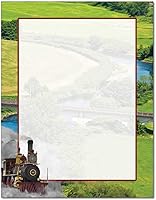 Vista 2 de Papel de impresora láser y de inyección de tinta con membrete de viaje de camping (25 hojas)