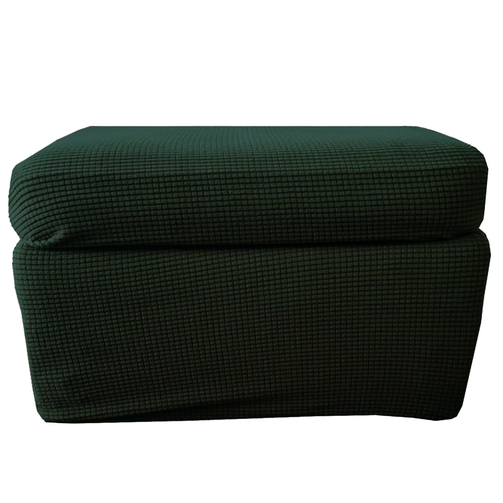 ILiemao Ottoman Cover Square 45x45 48x78 30x50 Stool Covers Rectangular Stretch Fabric Furniture Covers for Square Rectangular Stools(G8,68-88x58-68x35-45)