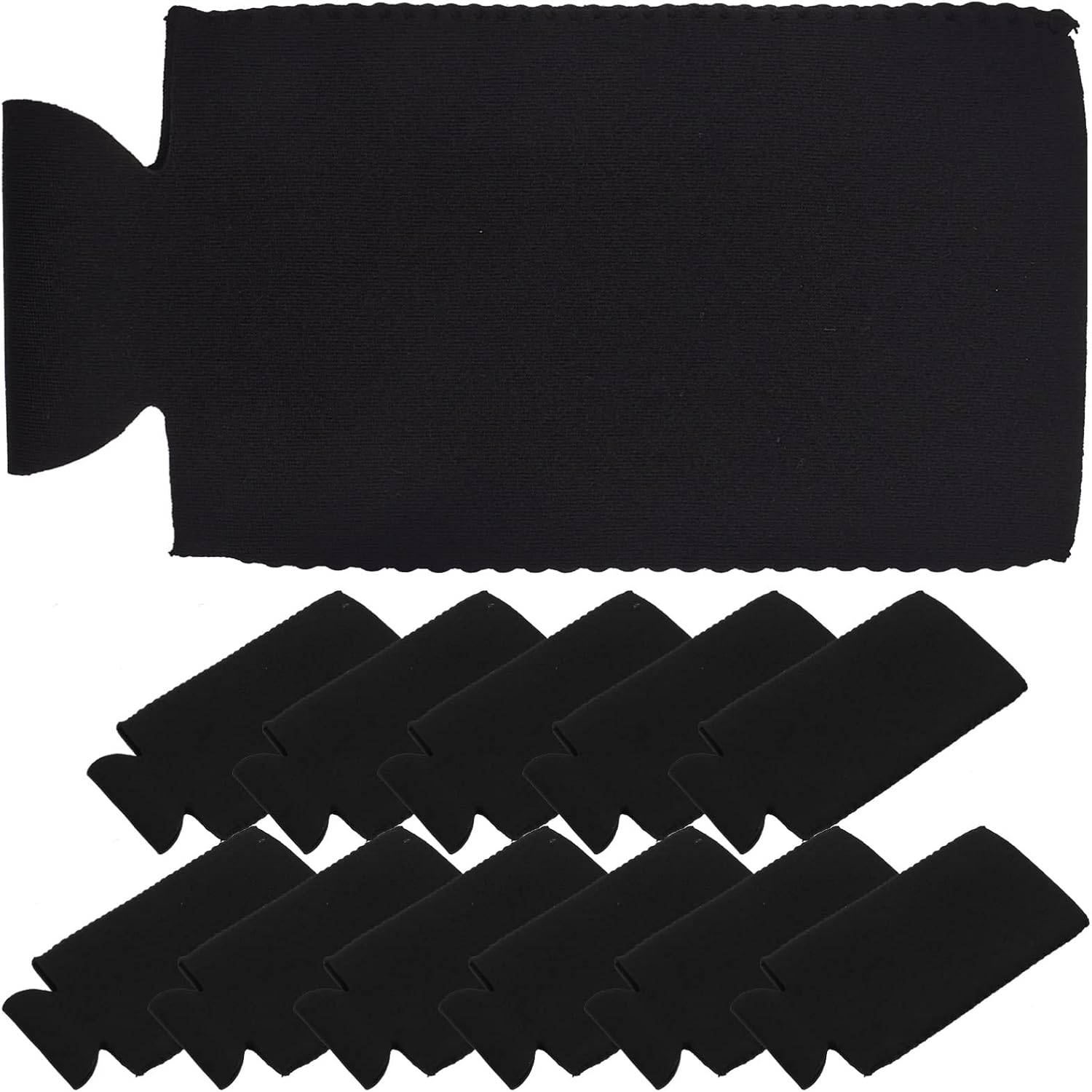 Zerodeko 12pcs Neoprene Can Sleeves Insulated Covers for Soda and Beer Cans Prevents Burns and Frostbite for Outdoor Activities