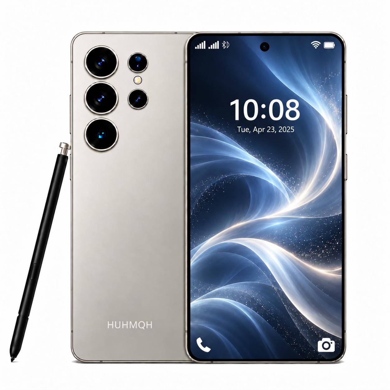 S25U Unlocked Android 16 Smartphone, 16GB RAM + 512GB Storage, 6000mAh Battery, 6.9-Inch Display, Dual SIM Dual Standby, Facial Recognition, 1-Year Warranty-Gold