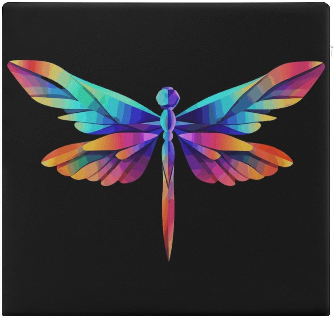 Dragonfly Floor Pillow Meditation Yoga Cushion Square Chair Cushion Pillows Seating for Adults