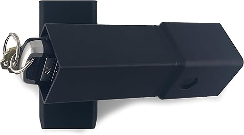 Miniatura 8 de Hidey-Hitch - Almacenamiento de llaves oculto en el interior del receptor de enganche de remolque, almacenamiento secreto empotrado resistente y