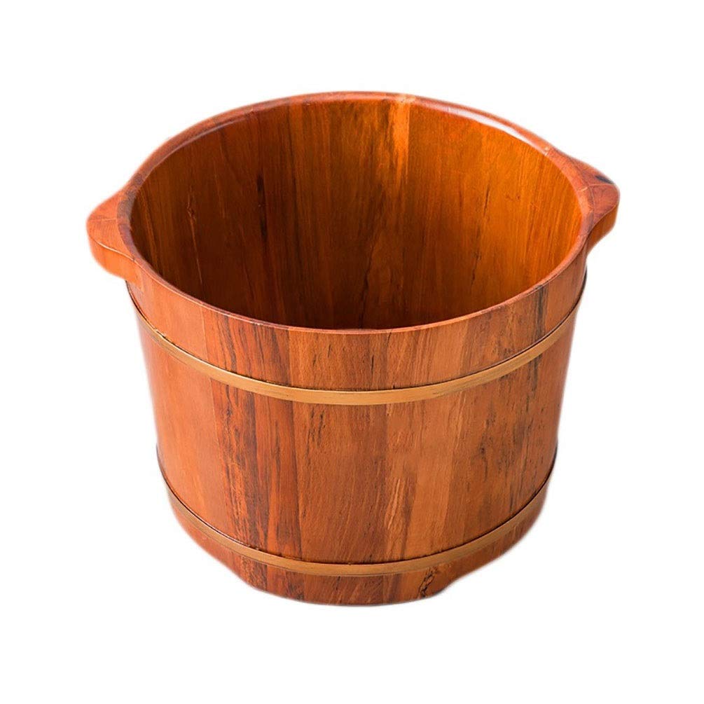 Wanna na nogę, drewniana umywalka SPA dla dorosłych, wiadro drewniane, wanna stóp, pedicure, salon domowy, wiadro beczkowe Waschba