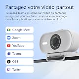Elgato Facecam Neo – Full HD Webcam with Easy-Slide Privacy Shutter, Light Correction, For Video Calls, Streaming, Teams/Zoom/Slack/OBS/Twitch/Youtube, and more – USB-C/Plug & Play on PC/Laptop/Mac - 4