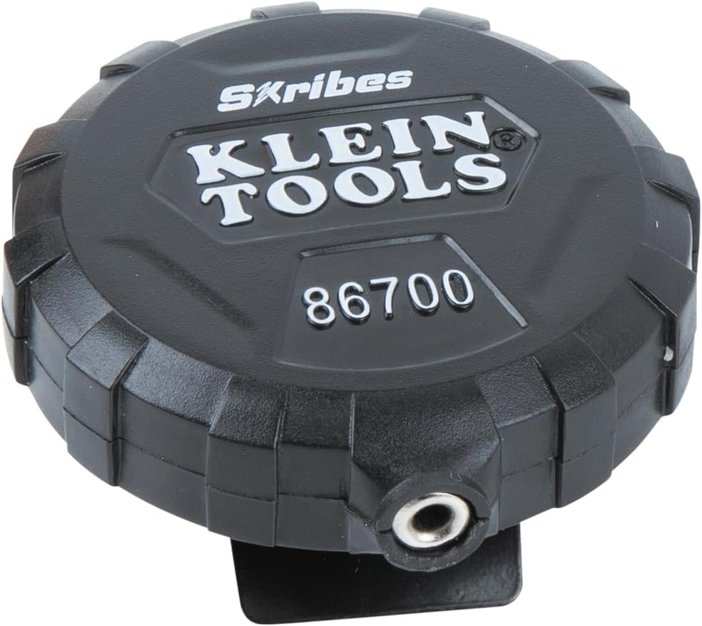 Klein Tools 86700 Retractable Marker Holder with 4-Foot Cord, for use with Skribes Paint, Ultra-Fine, Fine, and Chisel Tip Permanent Markers