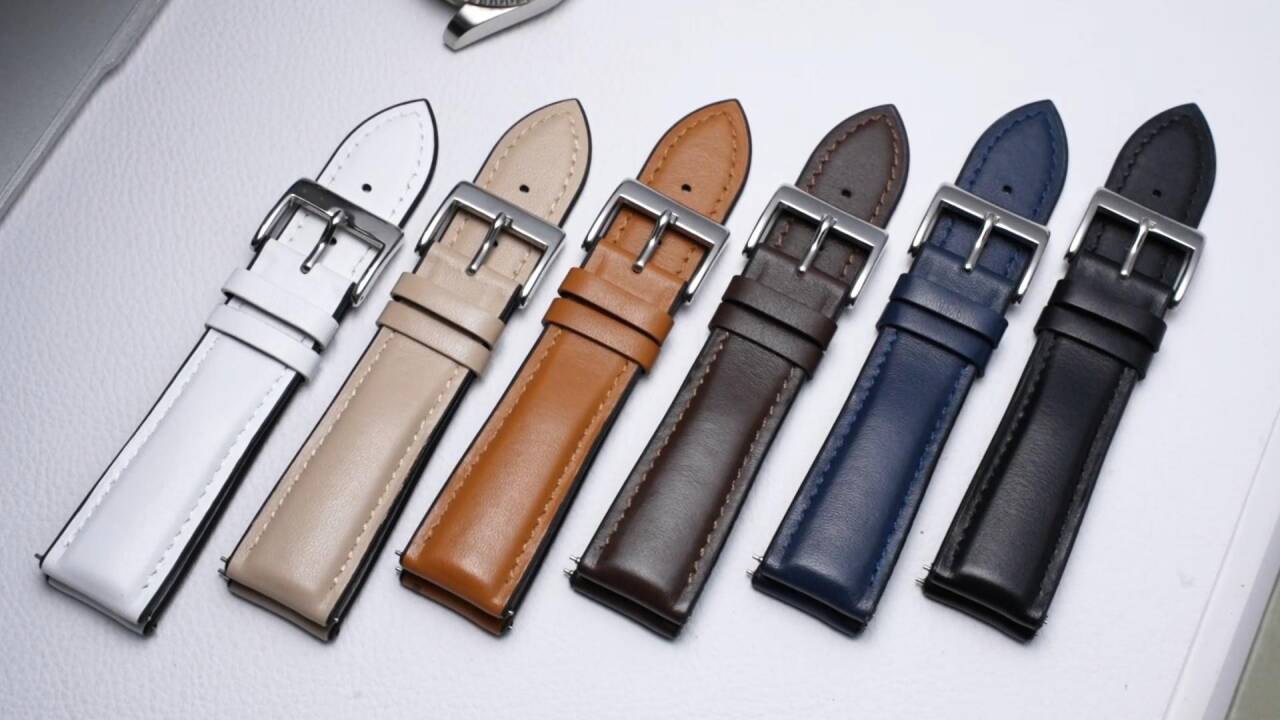 Amazon | [BINLUN] レザー 時計バンド 内側のラバー 通気性