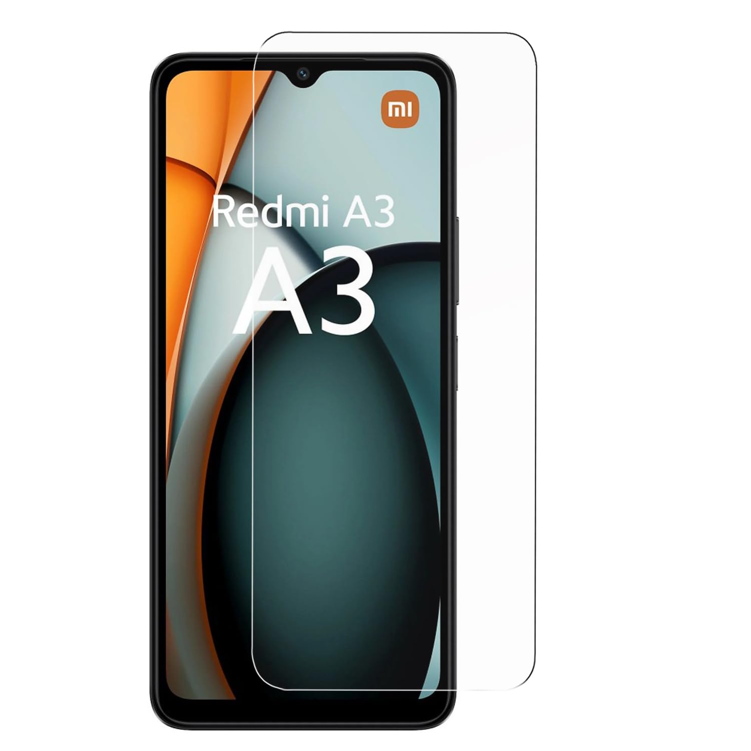 100X Protector Pantalla para Xiaomi Redmi A3 | Cristal templado movil | Antiarañazos | Antihuellas | Dureza 9H | Ultra fino | Ultra Transparente | Ultra Resistente