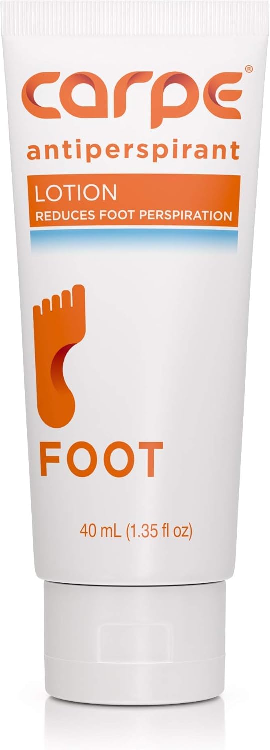 Carpe Antiperspirant Foot Lotion Package Deal (3 Foot Tubes Bundle and Save + FREE APPLICATOR), Stop Sweaty, Smelly Feet, Help Prevent Blisters, Dermatologist-Recommended : Beauty & Personal Care