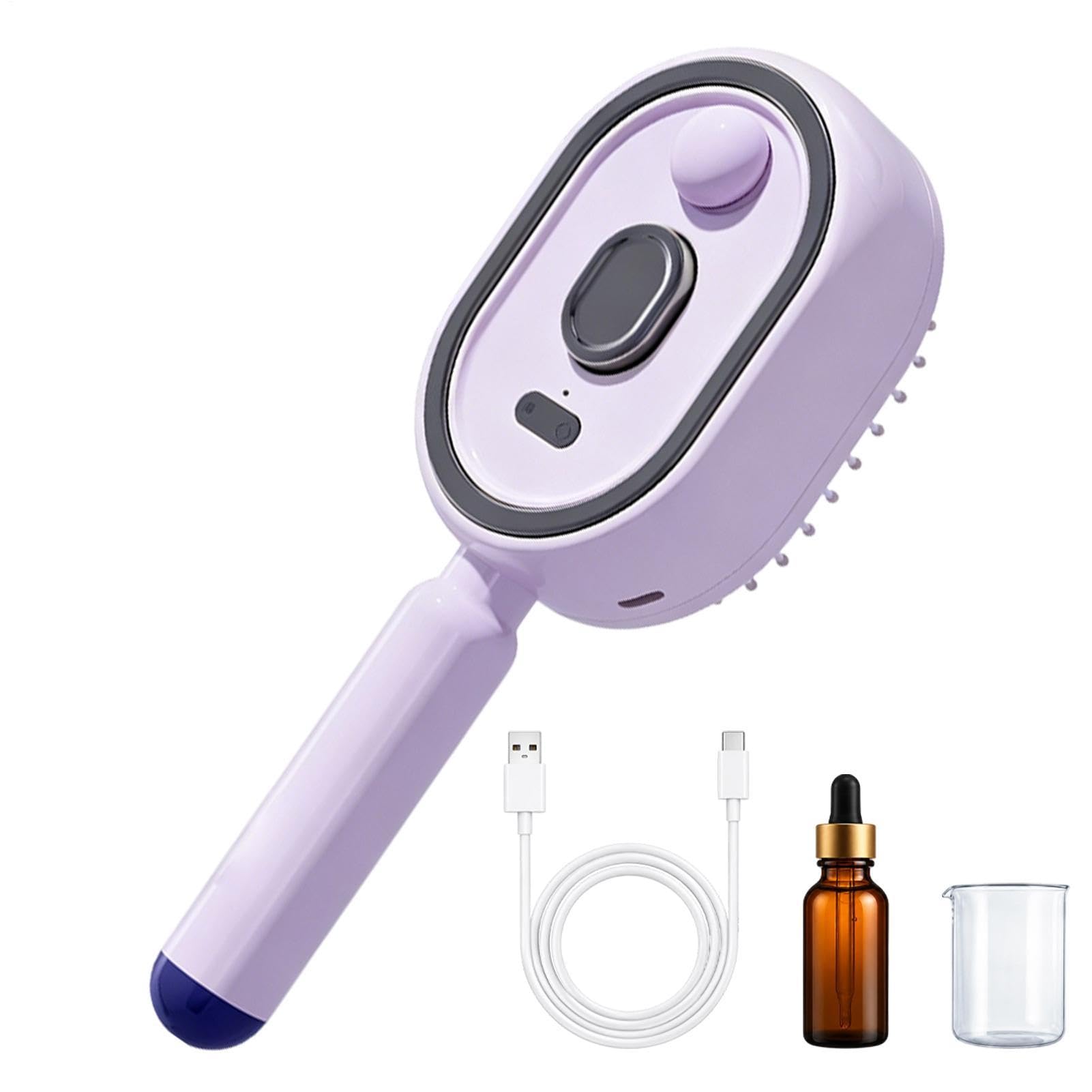 Cepillo de vapor para cabello inalámbrico recargable con cojín de aire 8