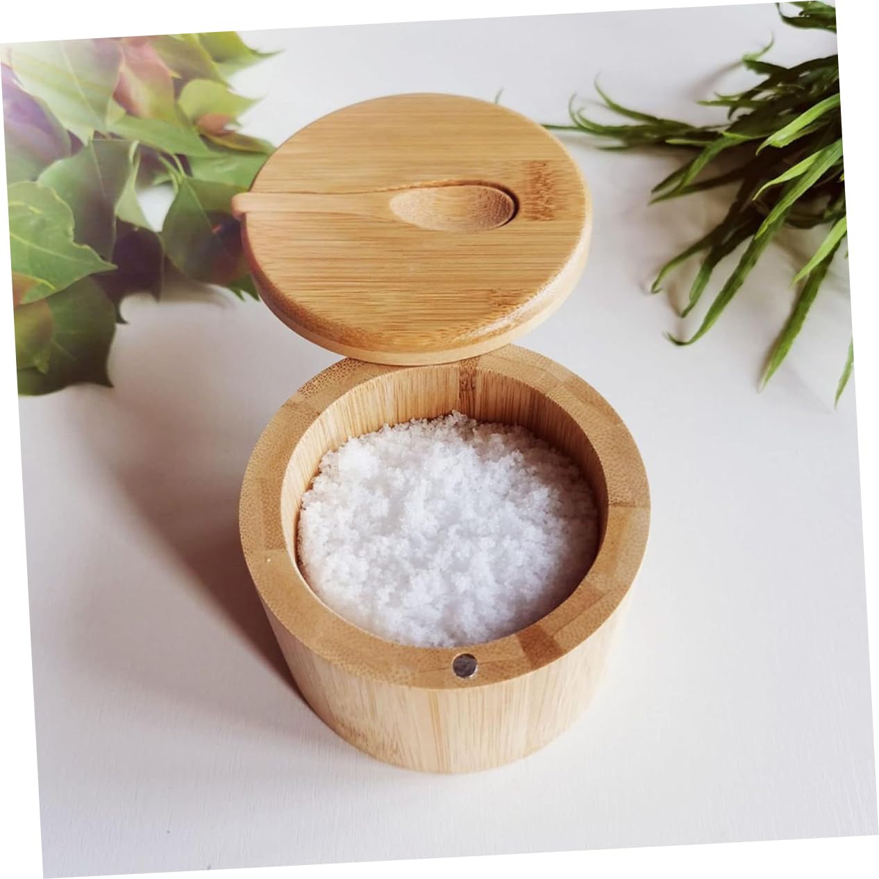 4pezzi Contenitore Per Spezie Con Coperchio Magnetico Scatola Per Condimenti Rotonda Per Perfetta Per Cucina e Campeggio