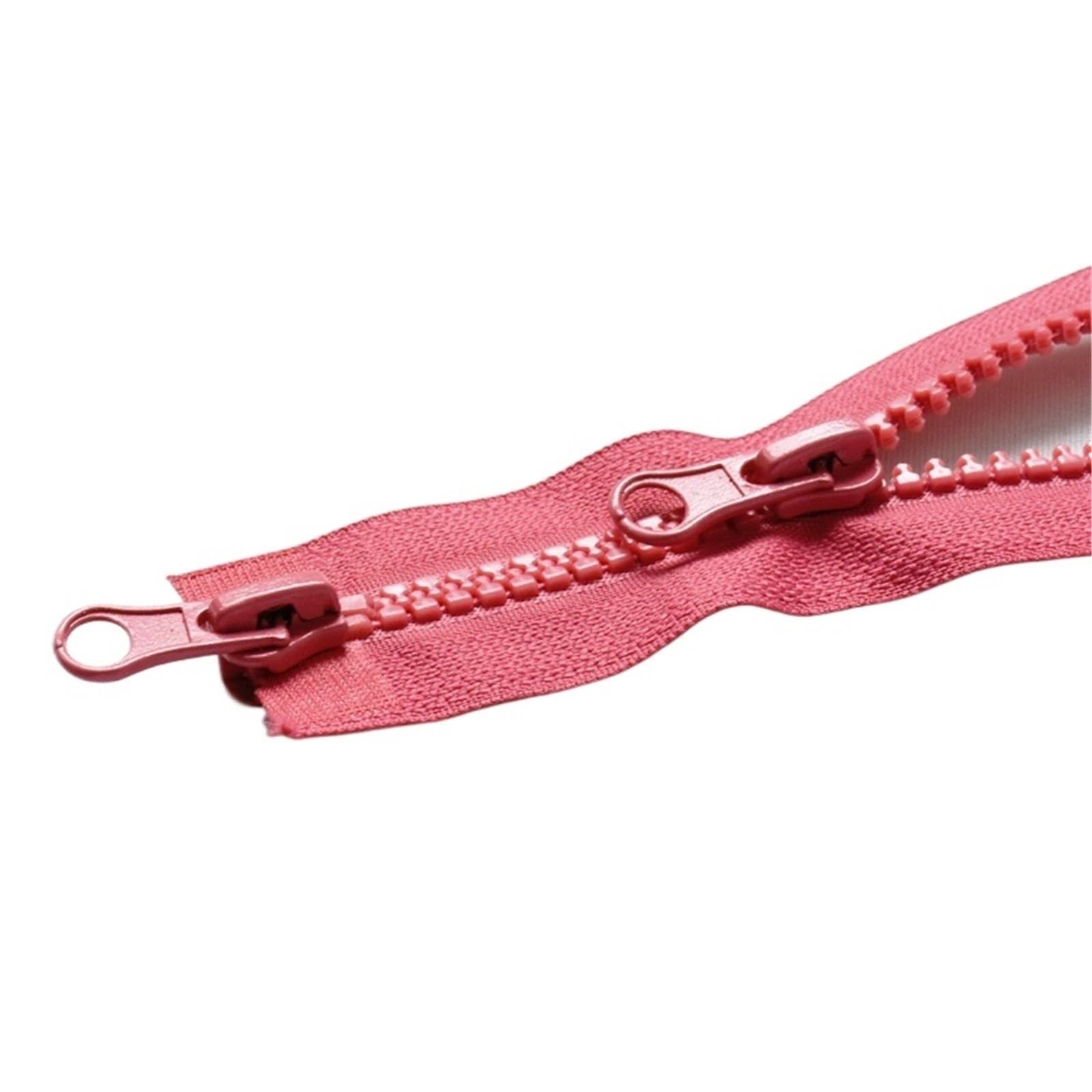 Zippers Sewing, 2-Way Separating Zipper Size 5 Resin Teeth 80cm Multicolor for Sewing(Rose)