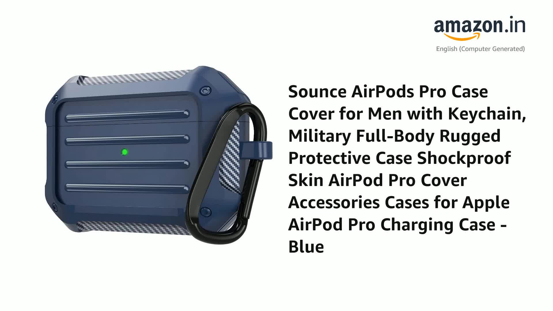 Buy BrilliantCustoms New Case With Keychain For Apple AirPods Pro