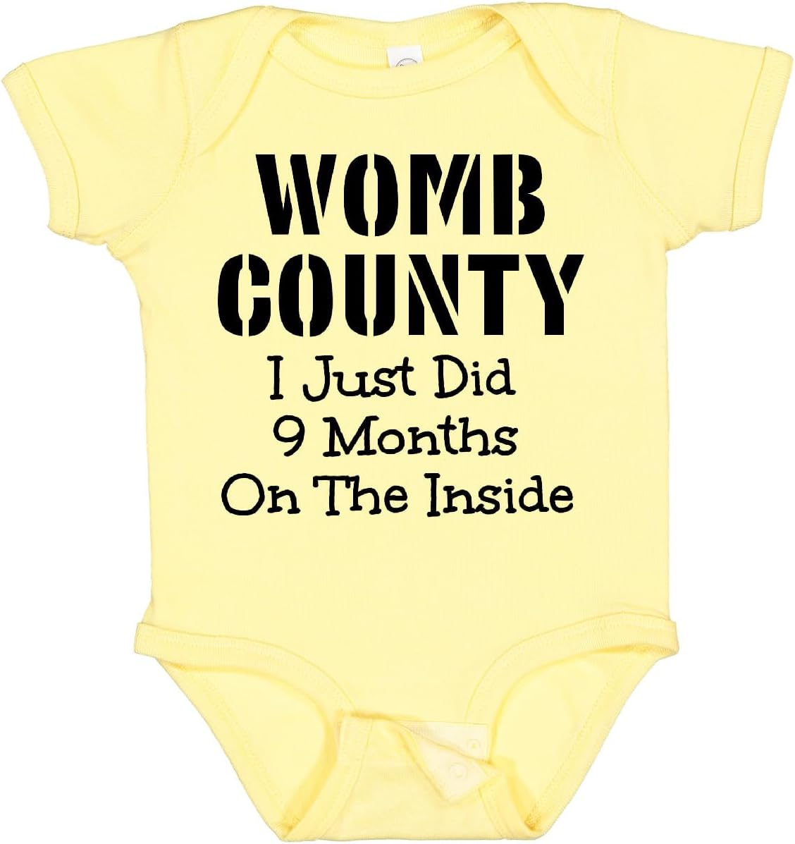 Funny Hot Dog Baby Bodysuit - Mustard Covered Hot Dog Design For Infants