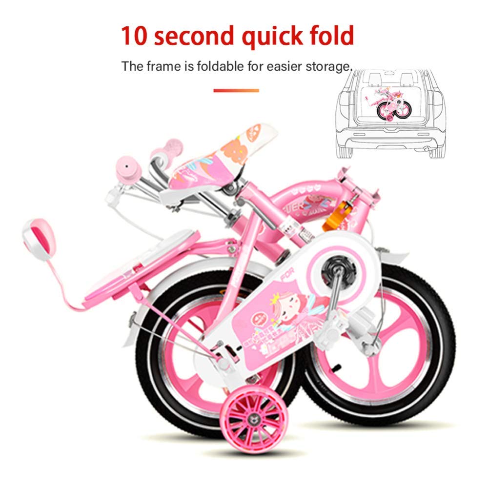 折りたたみ自転車 ピンク a-do_4547035180414