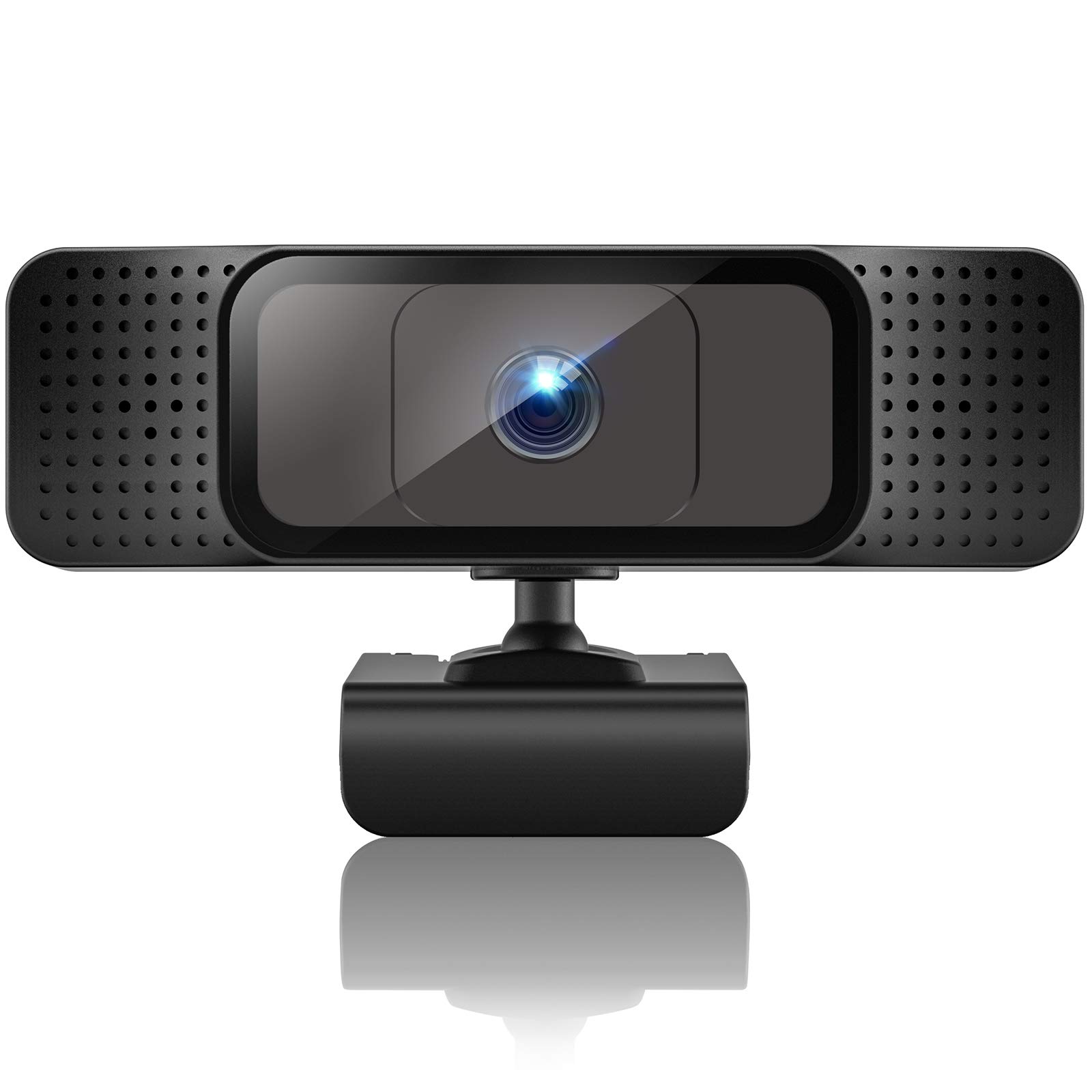 Byakov Webcam with Microphone, 1080P HD Webcam Streaming Computer Camera, USB Web Camera Built in Dual Noise Reduction Microphone with Wide Viewing Angle for Video Calling, Online Class, Conference