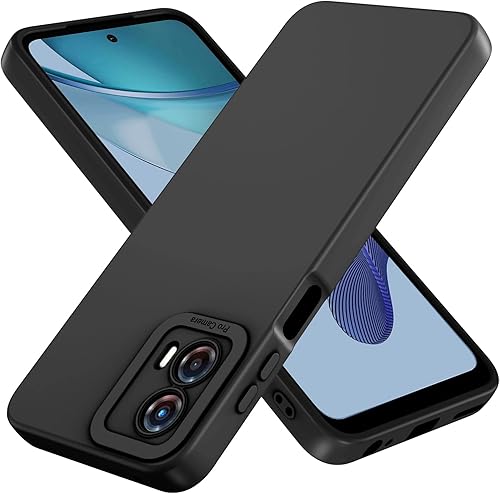 Miniatura 8 de Funda para Moto G 5G 2023 funda protectora militar de silicona líquida, funda para Motorola G 5G, funda de protección resistente para G 5G (azul)