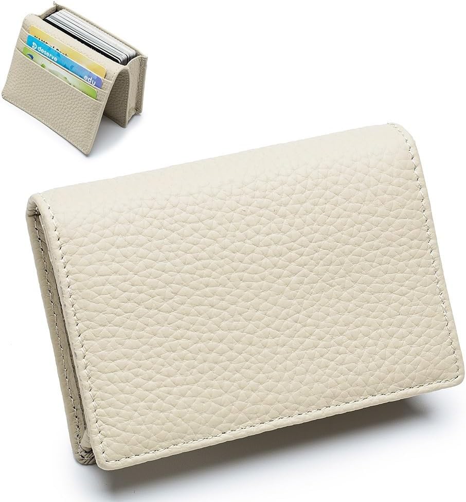 Card Pouch Multifunctional Business Card Case Casual Card Case for Men and Women Card Cases(White)