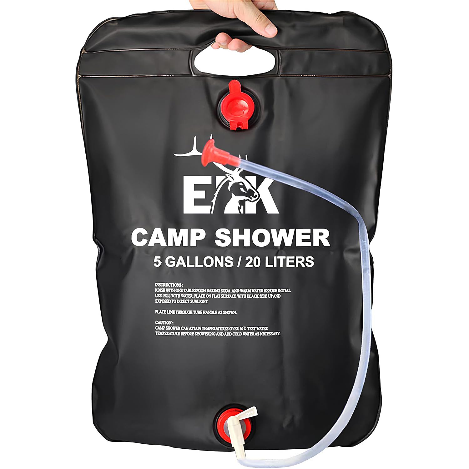See full amazon price history chart for ELK Solar Heated Portable Shower Bag with Removable Hose - Ideal for Camping, Hiking, and Travel - 5 Gallon Capacity for Multiple Showers ELK Solar Heated Portable Shower Bag with Removable Hose - Ideal for Camping, Hiking, and Travel - 5 Gallon Capacity for Multiple Showers (B08NRBSXMR) Amazon Price History, Amazon Price Tracker