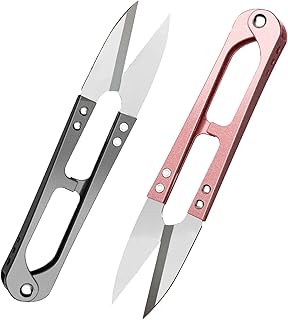 2 Pieces Sewing Scissors,U-Shaped Scissors,Fabric Cutting,Small Snips Se...