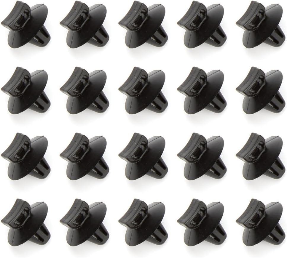 Painless Performance 72010 Cable Tie Clips with Mount for 1/4" Hole, 20-Pack