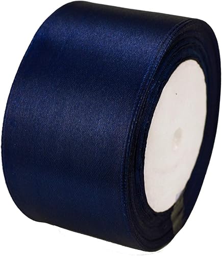 Miniatura 8 de ATRBB Cinta de satén de 25 yardas y 2 pulgadas de ancho, perfecta para bodas, lazos hechos a mano y envoltura de regalos (rojo vino)