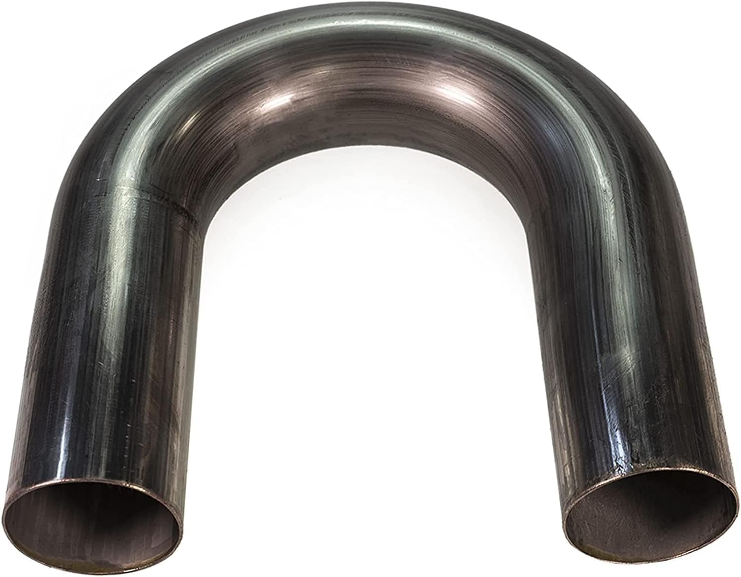 2.5" Inch Stainless Steel Mandrel (2 Pack), 180 Degree Bends Angles Custom Turbo Exhaust Pipe System Gauge