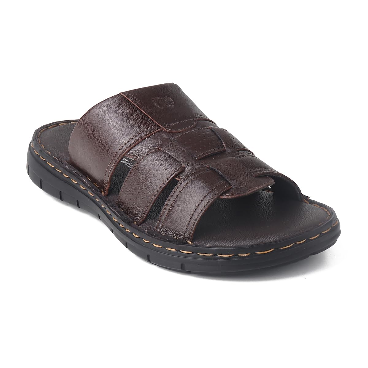 Red Chief Brown Leather Casual Slippers for Men (B0CLGDNW8T) Amazon Price History, Amazon Price Tracker
