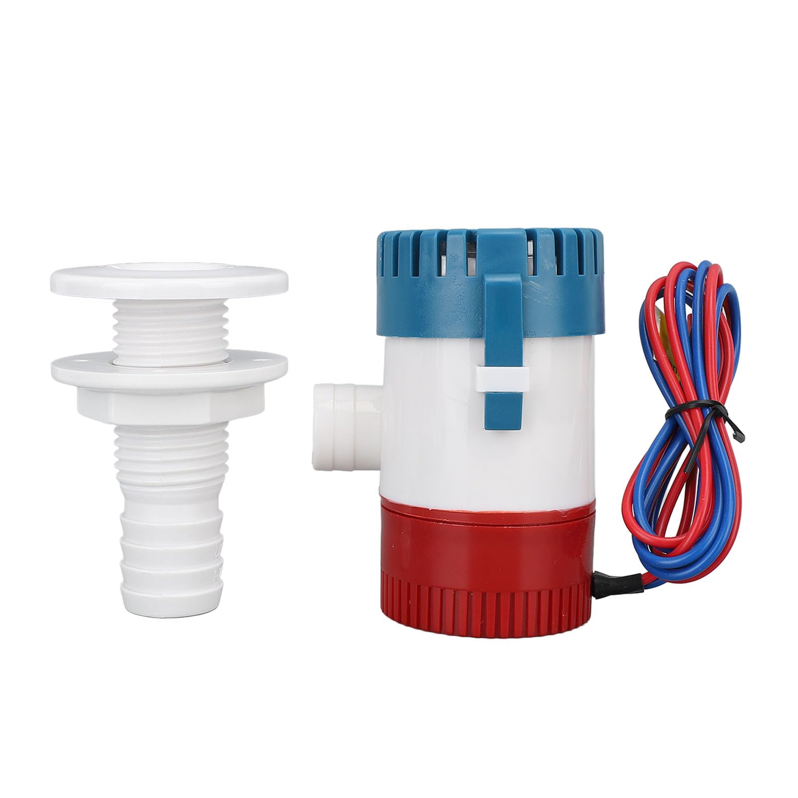 FILFEEL Kit di Installazione per Pompa di Sentina 750GPH DC12V con Tubo di Scarico da 29 Mm Efficiente per Yacht Marino