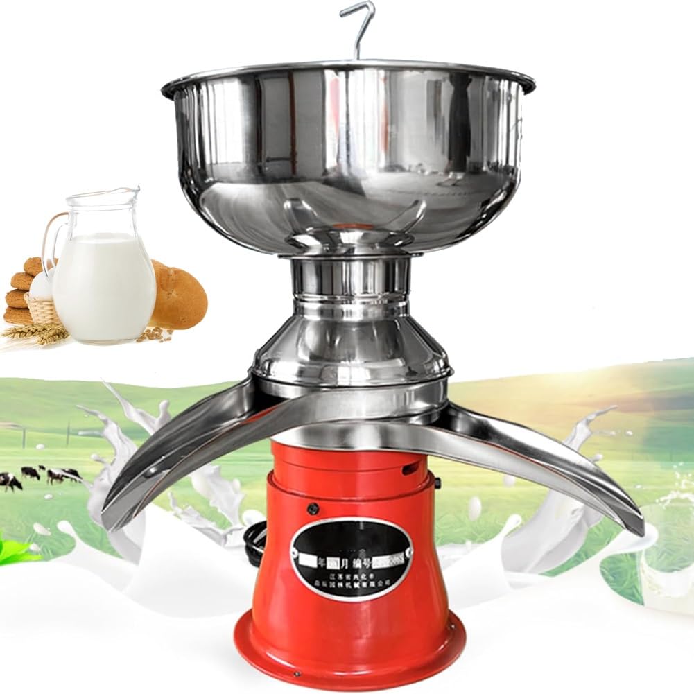 Séparateur de lait centrifuge électrique 50 L/H avec bol de 8 L