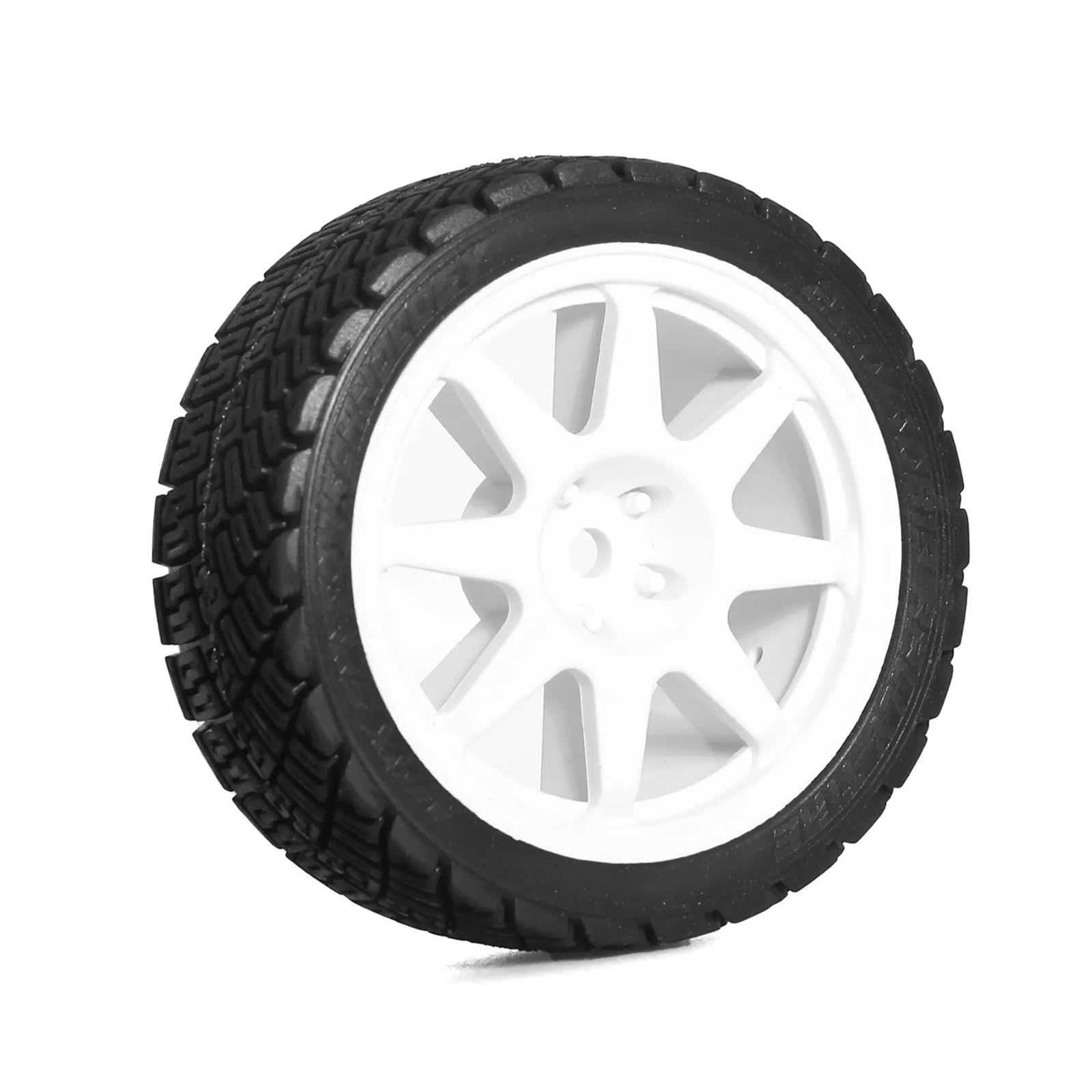 RC Coche NeumáTico Piezas para HPI para Tamiya para TT02 XV01 WRC C3 1/10 Juego Llantas Y Neumáticos para Coche RC Carretera para Rally Carreras Accesorios Mejoras Repuesto