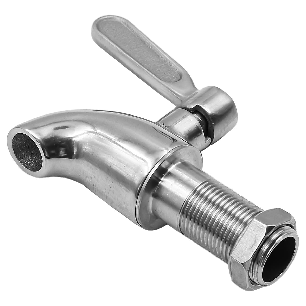 WANGCL Rubinetto dispenser per bevande, in acciaio inox 304, di ricambio, per bevande, caffè, birra, fontanella (16 mm)