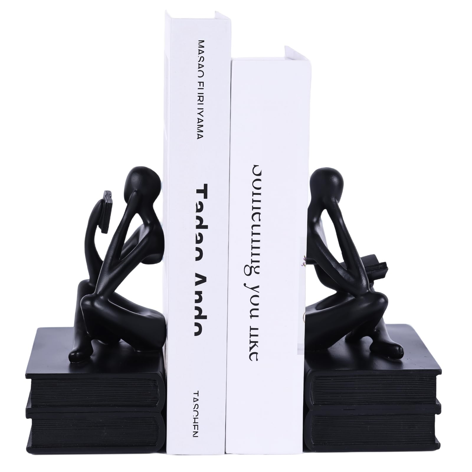 Fermalibri da lettura, regali per gli amanti dei libri, decorazione per scaffali per lettori, laureati, studenti e insegnanti, decorazione per la casa della scultura per scaffali, scrivania, ufficio e